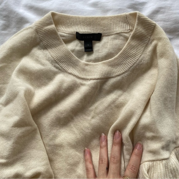J Crew Ruffle Sweater - Picture 2 of 3